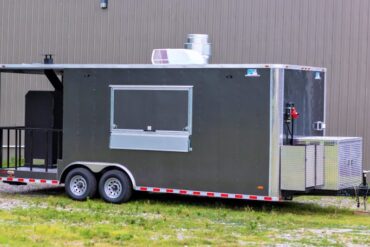 8.5×22 Equipped BBQ Trailer
